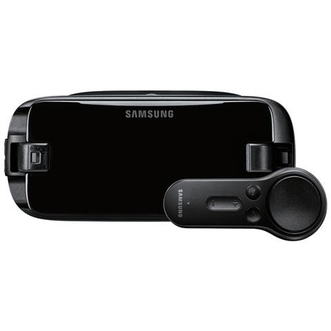 SAMSUNG Visore di Realtà Virtuale Gear VR con Controller per Galaxy S7, S7 Edge, S8 e S8 Plus - Nero