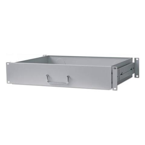 INTELLINET Drawer Shelf - Rack Storage Drawer - Grau, Ral 7035 - 2u - 48.3 Cm (19"") 
