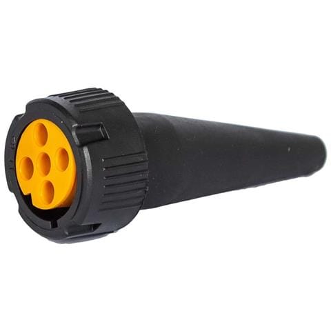 ASPÖCK Connettore Aspöck 5-pin Baionetta Per I Fanali Posteriori 12v Giallo