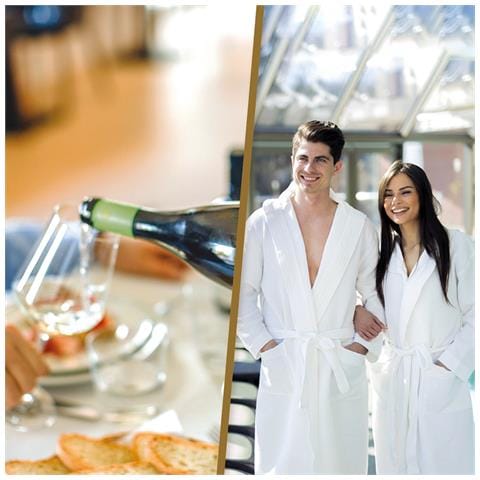 Image of Cofanetto Regalo Per Uomo O Donna - Toscana Da Vivere Tra Sapori E Relax: 1 Degustazione Di Vini E 1 Accesso Spa Per 2 - Idee Regalo Originale - Alla Scoperta Della Toscana Con 1 Degustazione Enologica Per 2 E 1 Ingresso Di Coppia Alla Spa