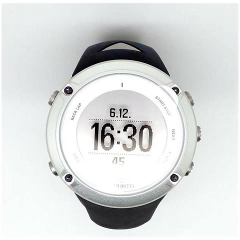 SUUNTO Sportwatch Uomo 307001 Impermeabile 5ATM Display a Matrice GPS per Fitness con Contapassi e Cardiofrequenzimetro Nero - Europa