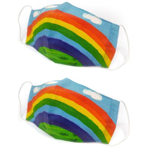 LAVATELLI S.R.L. Set 2 Mascherine Lavabili In Cotone, Per Bambini 2-5 Anni Multicolore