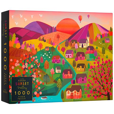 Image of Puzzle Per Adulti Da 1000 Pezzi E Oltre - Sunset Valley Puzzle Da 1000 Pezzi Per Adulti Puzzle Da 1000 Pezzi Puzzle Autunnali Per Adulti Puzzle Da 1000 Pezzi Dimensioni 28 X 20 Pollici Elena Essex Puzzles