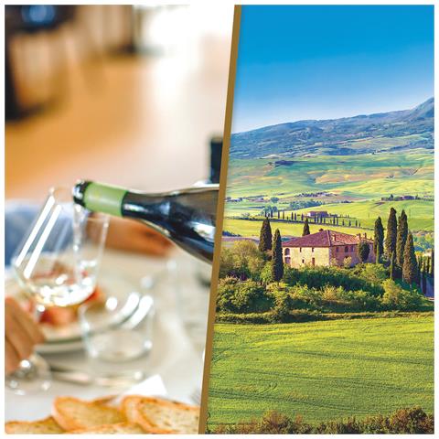 Immagine di  Cofanetto Regalo Coppia - 3 Giorni Da Sogno Nella Verde Toscana: 2 Notti Con Colazione E 1 Degustazione Di Vini - Idee Regalo Originale