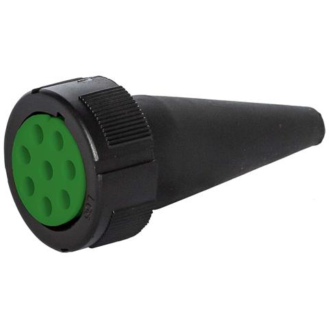 ASPÖCK Connettore Aspöck 8-pin Baionetta Per I Fanali Posteriori 12v Verde