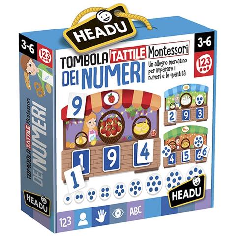 Image of Tombola Tattile Dei Numeri Montessori