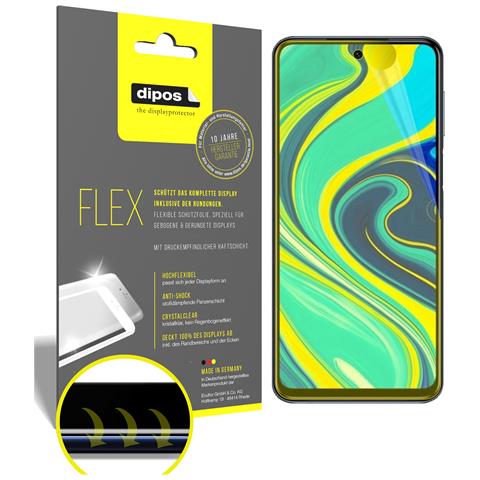 Dipos 3X Pellicola 3D Full Cover Per Xiaomi Redmi Note 10 Pro – Protezione Flessibile Anti-urto (Made In Germany)