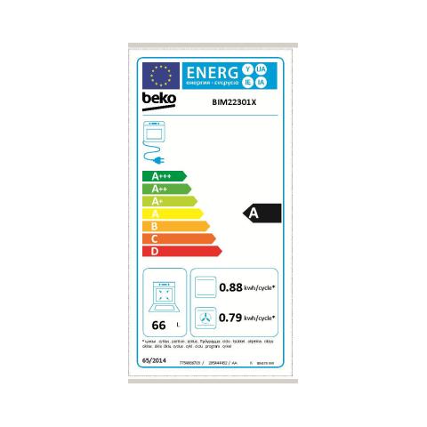 BEKO - Forno Elettrico da Incasso BIM22301X Capacità 66 Litri Multifunzione  Colore Inox - ePrice