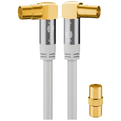 GOOBAY Cavo Antenna Tv (tipo 135 Db), 4 Strati Di Schermatura17041