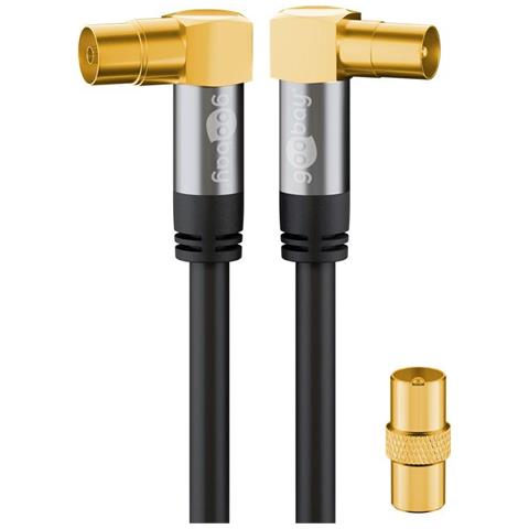 GOOBAY Cavo Antenna Tv (tipo 135 Db), 4 Strati Di Schermatura17047