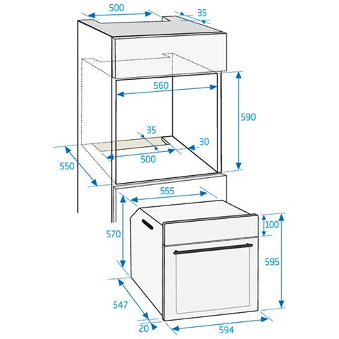 BEKO - Forno Elettrico da Incasso BIM15100B Capacità 71 L Multifunzione  Colore Nero - ePrice