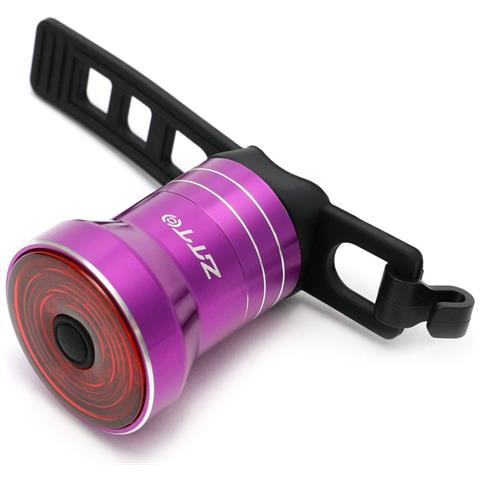JUSTGREENBOX Mtb Moutain Road Bike Bicicletta Fanale Posteriore Impermeabile Ciclismo Luce Posteriore Anteriore Viola