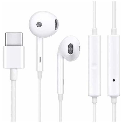 OPPO Auricolare Oppo Mh147 Reno 5 4 Pro Find X2 X3 5g Bianco Usb-c Originale Stereo