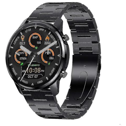 HTN Smart Watch Men, Touchscreen Completo Da 1,3 Pollici Orologio Intelligente Con Monitoraggio Della Frequenza Cardiaca, Pressione Sanguigna E Monitoraggio Dell'ossigeno Nel Sangue, Contapassi E Monitor Del Sonno