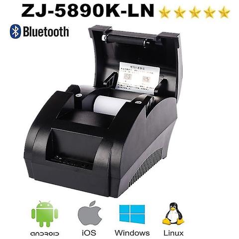HTN Pos 58mm Ricevita Termica Stampante Con Porta Usb Bluetooth Per Supporto Per Le Finestre Del Cellulare Ca