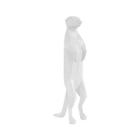 PRESENT TIME Statua Di Origami, Colore: Bianco