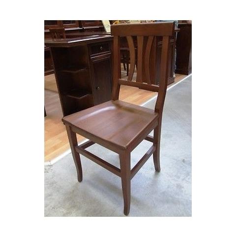 Estea mobili sedia 4 pezzi sedie legno massello arte povera noce ... Sedie in legno massello