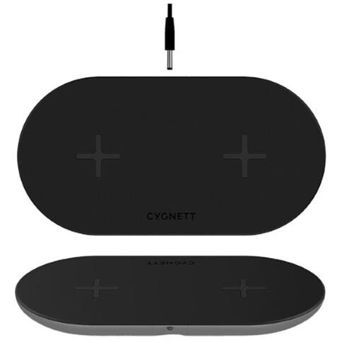 Twofold 20w Dual Caricatore Wireless Black