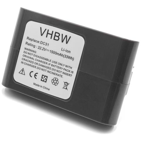 Chargeur De Batterie Pour Batteries Dyson 22,2 V Li-Ion Compatible Avec Les Aspirateurs DC31 DC34 DC35 DC44 DC45 DC56 DC57