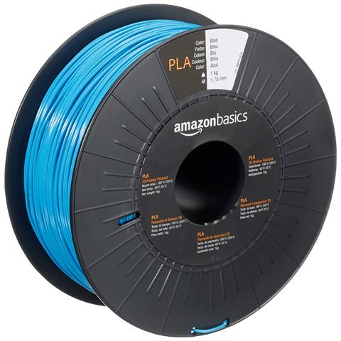 AMAZONBASICS Pla Stampante 3d Filamento 175 Millimetri Blu 1 Kg Di Spool