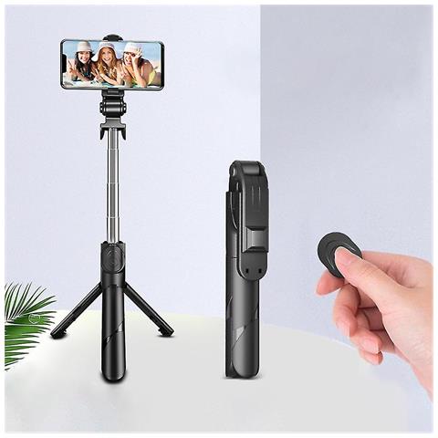 HTN Monopode Estesibile Mini Treppiede Wireless Bluetooth Per Ios Android