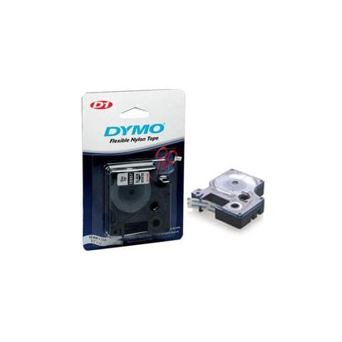DYMO Nastro in Poliestere per Etichettatrice Modello D1 Formato 12 mm x 7 m Bianco su Trasparente