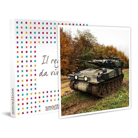 Image of Cofanetto Per Uomo - Apokas Paintball: Esperienza Di Guida Su Un Carro Armato Antifanteria - Idee Regalo Originale Per Lui