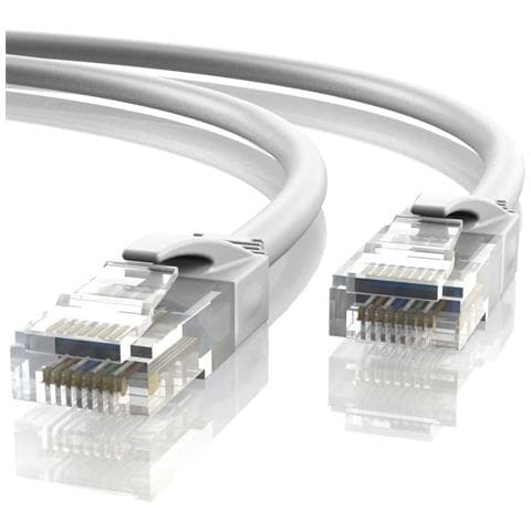 RJ45 UTP Tronic 10m Cavo di Rete Ethernet PiattoCAT6 a2z CCA A2Z Mr AWG24 