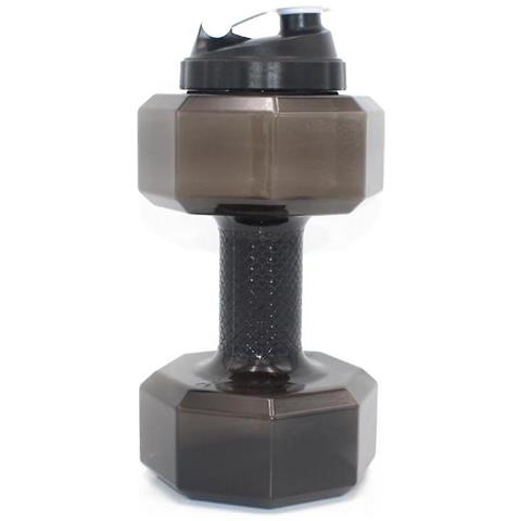 Wokex 2,2 L Bottiglia D'acqua A Forma Di Manubrio, Coperchio A Prova Di Perdite A Flip Superiore (nero) 