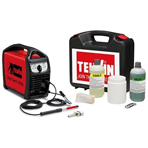 TELWIN  - pulitore A Delle Parti Saldate Tig E Mig 230 v 1ph Con Kit - 899845 200 + Kit