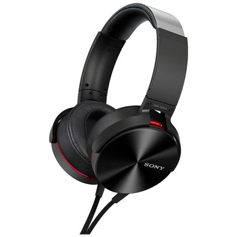 SONY Cuffie a Padiglione MDR-XB950AP con Microfono - Nero