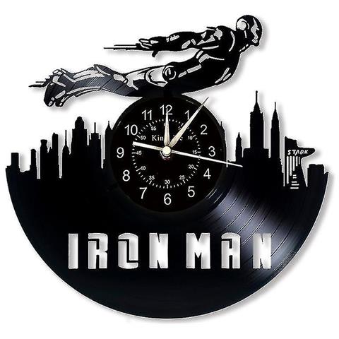 HTN Orologio Da Parete In Vinile Uomo Di Ferro
